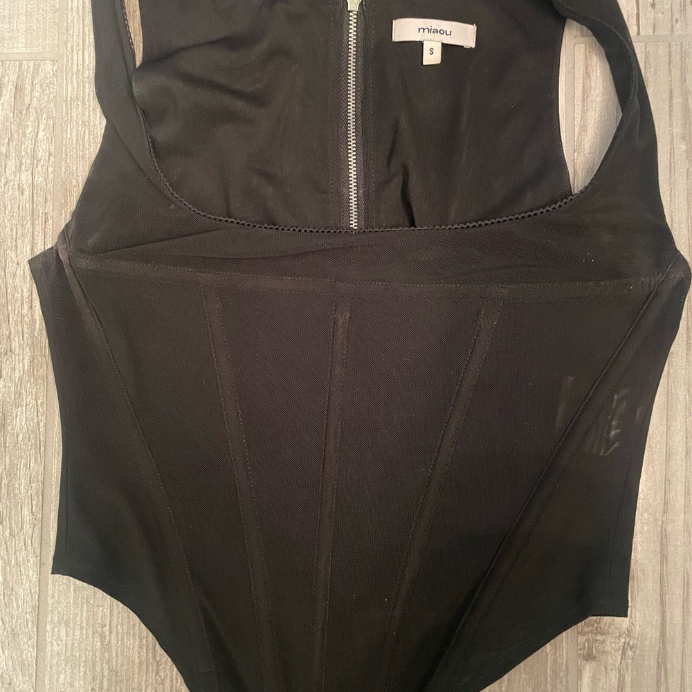 Miaou Campbell Black Corset